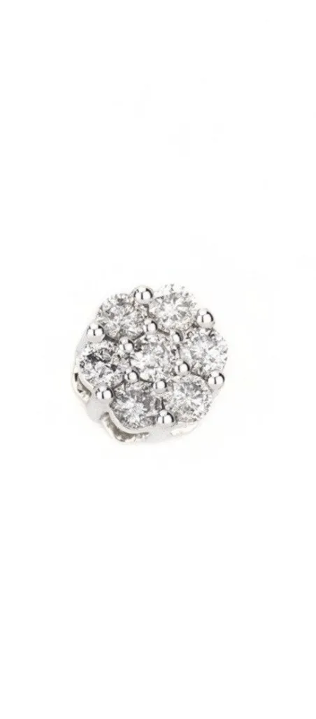 0.8 CTTW Diamond Cluster Earrings