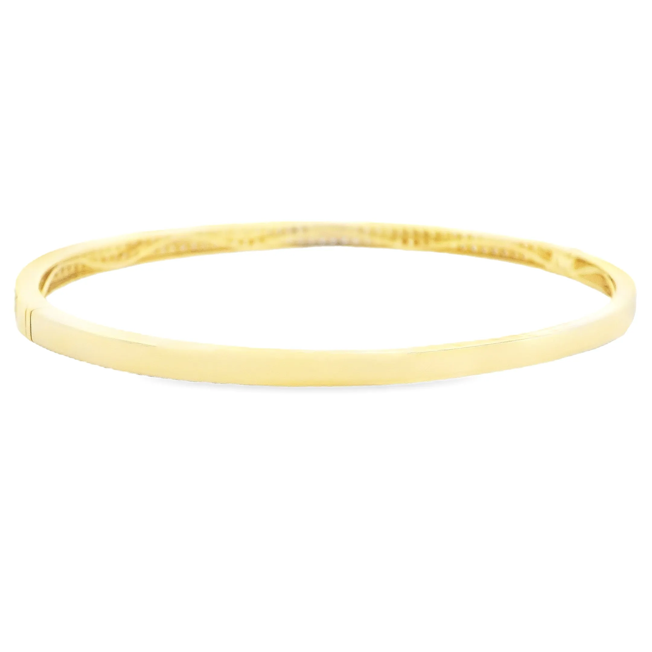 1.00ct 18k Yellow Gold Diamond Bangle