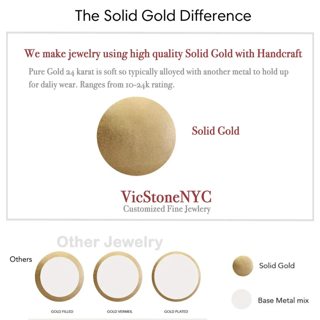 14k North Star February Birthstone Ring by VicStoneNYC Fine Jewelry