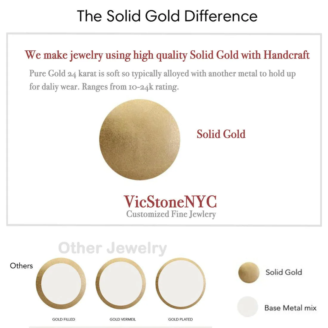 14k North Star February Birthstone Ring by VicStoneNYC Fine Jewelry