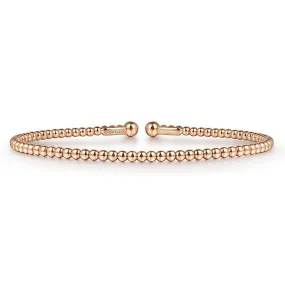 14K Rose Gold Bujukan Split Bangle - BG4107-62K4JJJ
