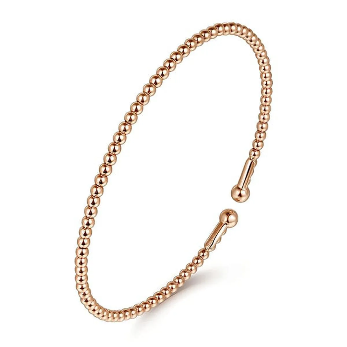 14K Rose Gold Bujukan Split Bangle - BG4107-62K4JJJ