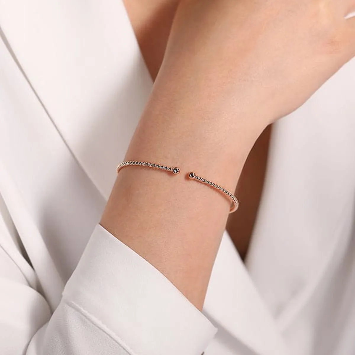 14K Rose Gold Bujukan Split Bangle - BG4107-62K4JJJ
