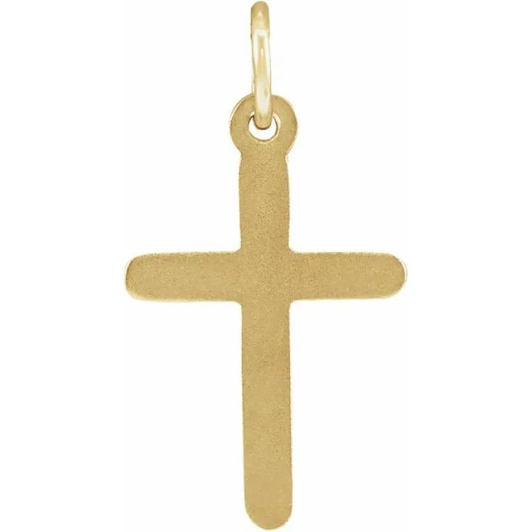 14K Yellow 16.8x9 mm Cross Pendant