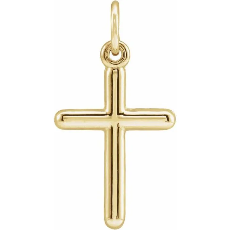 14K Yellow 16.8x9 mm Cross Pendant