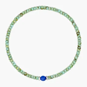 2mm Beads Dandy Bracelet (Dyed Turquoise)