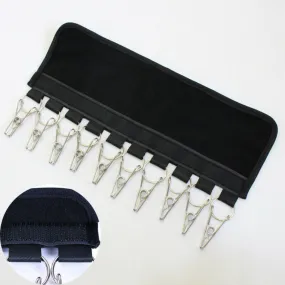 2X 10 Clips Neoprene Cap Rack Hanger Hat Organizer Closet