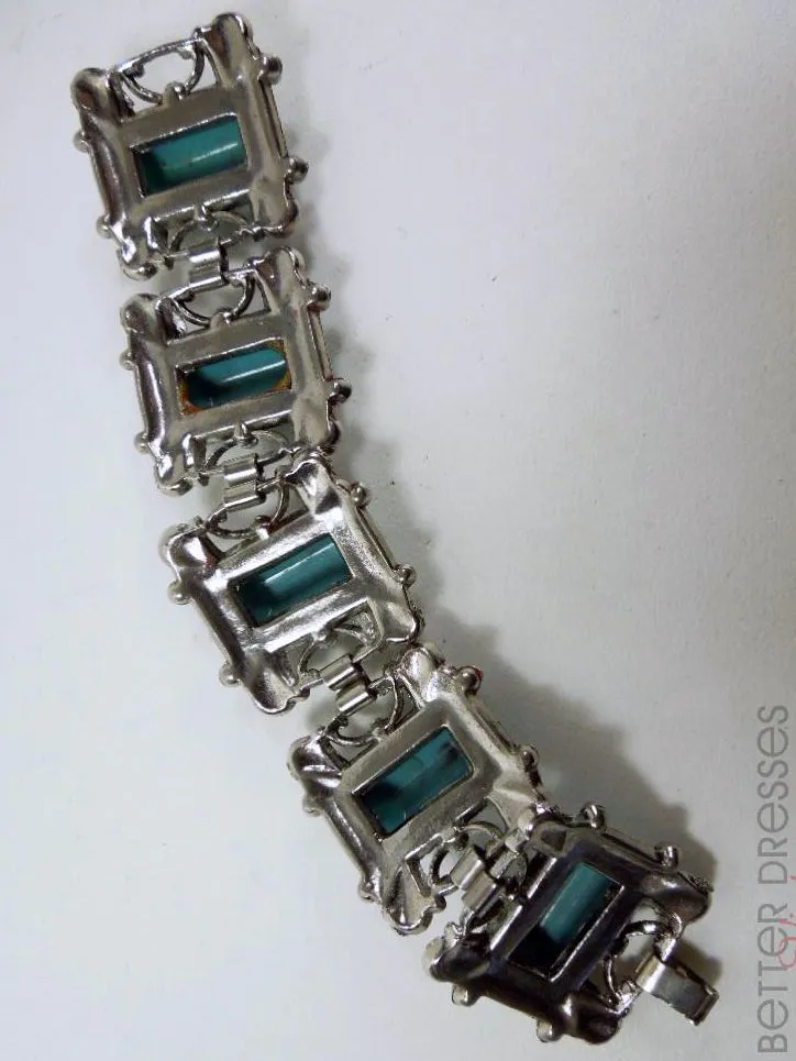 50s Faux Turquoise Bracelet