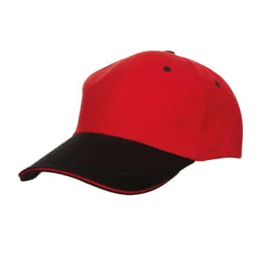 6 Panel Cotton Brushed Cap