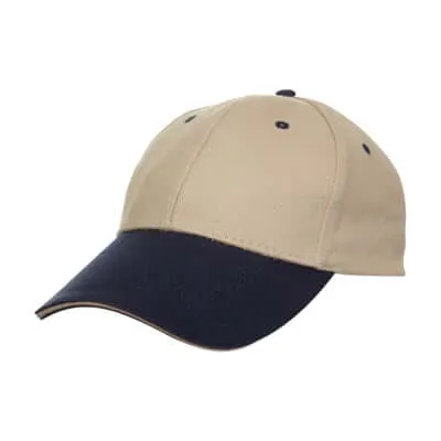 6 Panel Cotton Brushed Cap
