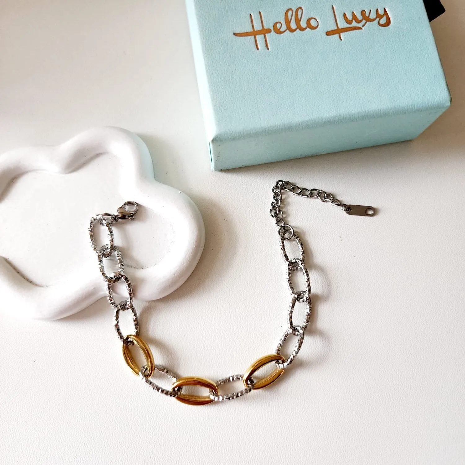 Adira Two tone Bracelet