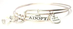 Adopt Expandable Bangle Bracelet Set