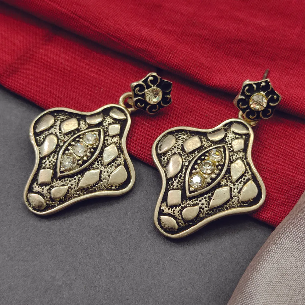 Bhavi Jewels Silver Plated Dangler Earrings