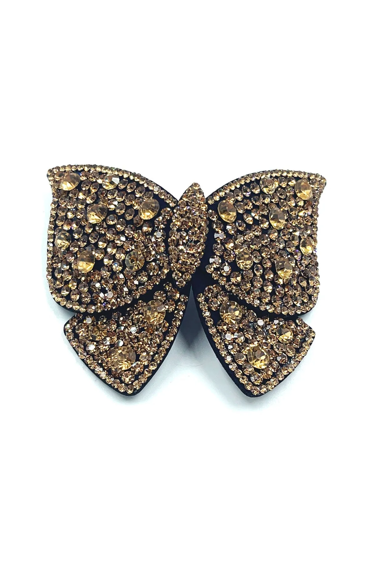 Big Butterfly Crystal Barrette