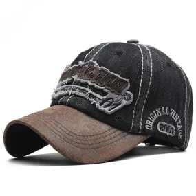 Branded Men's Cap Denim Baseball Cap Women Men Snapback Hat 3D Embroidery Dad Hat Bone Trucker Caps