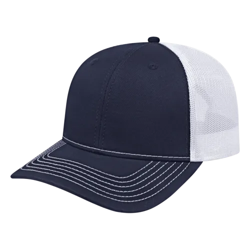 Cap America Custom Embroidered Hat with Logo - Trucker Mesh Back Cap i3028