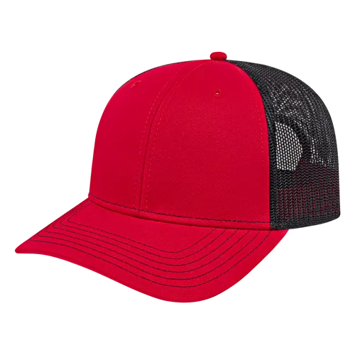 Cap America Custom Embroidered Hat with Logo - Trucker Mesh Back Cap i3028