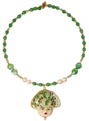 Catalina Ceramic Short Necklace by Cashfana
