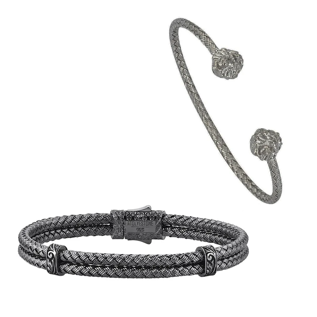 Classic Bangle & Leo Cuff Bundle