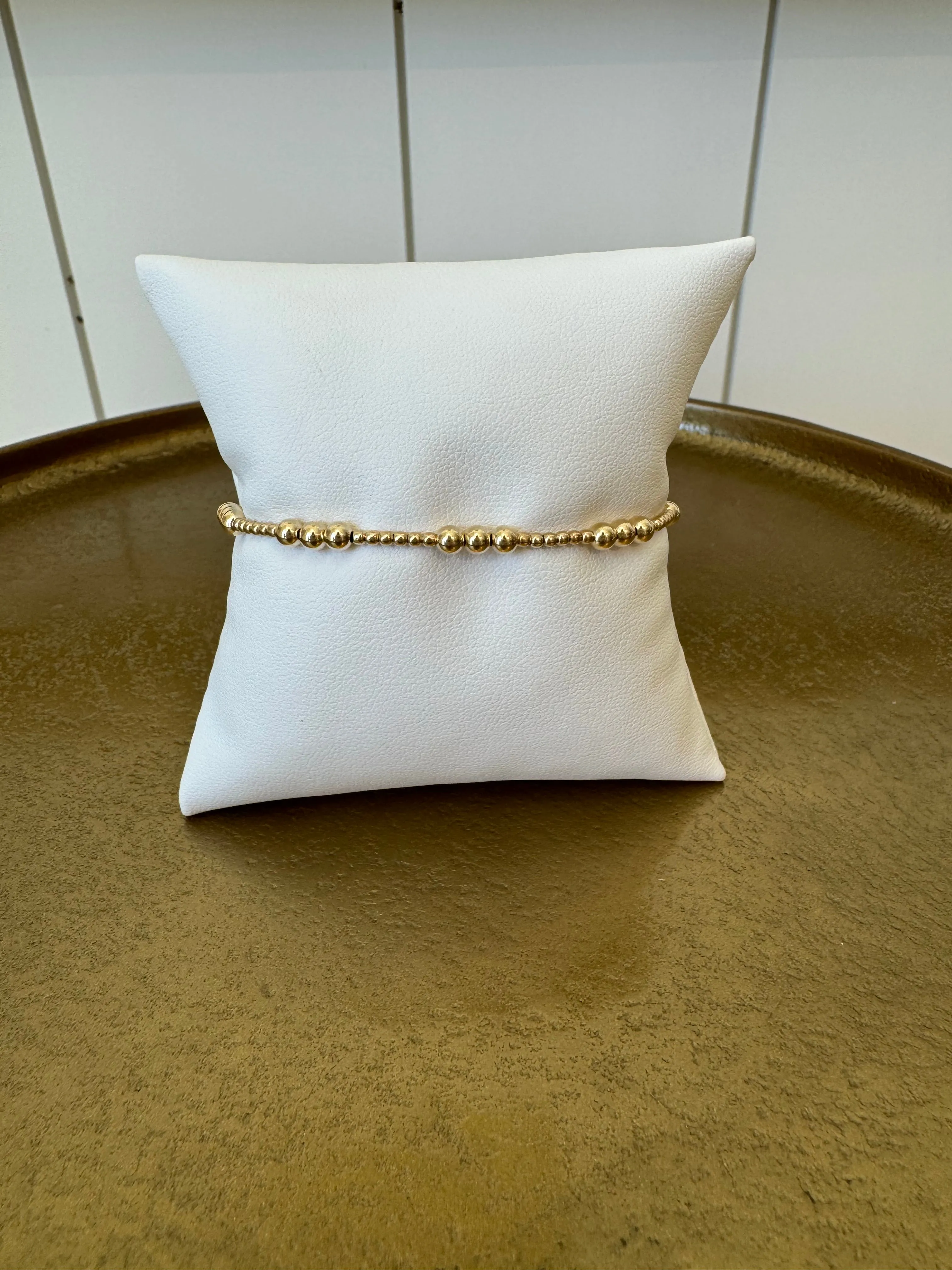 Classic Gold Joy 4mm Bead Bracelet