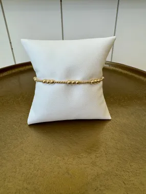 Classic Gold Joy 4mm Bead Bracelet