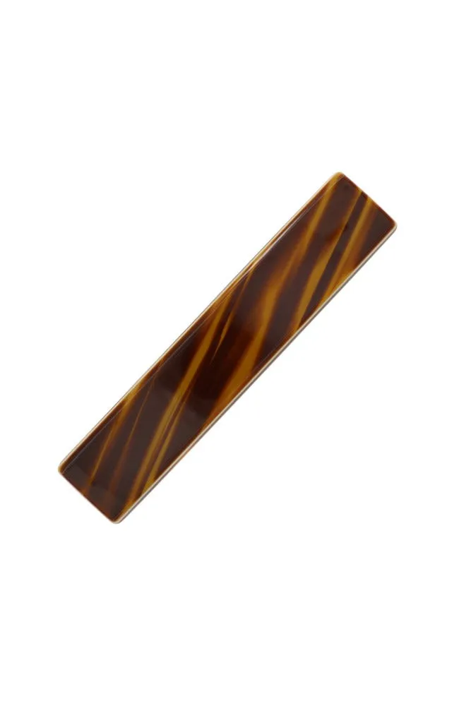 Classic Rectangle Barrette - Tiger