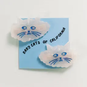 Cloud Cat Barrette