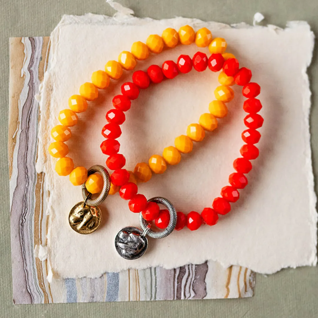 Crystal Bangle   Dog Charm