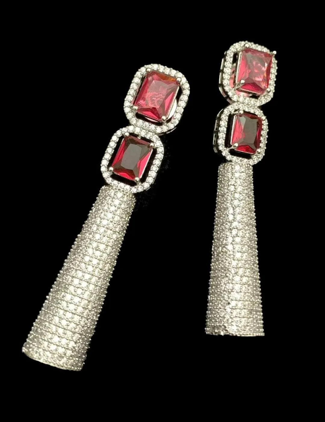Crystal Long Tail Earrings