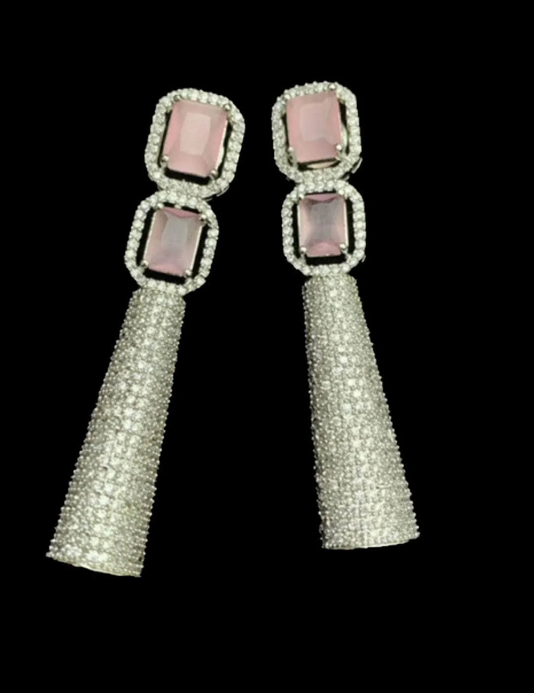 Crystal Long Tail Earrings