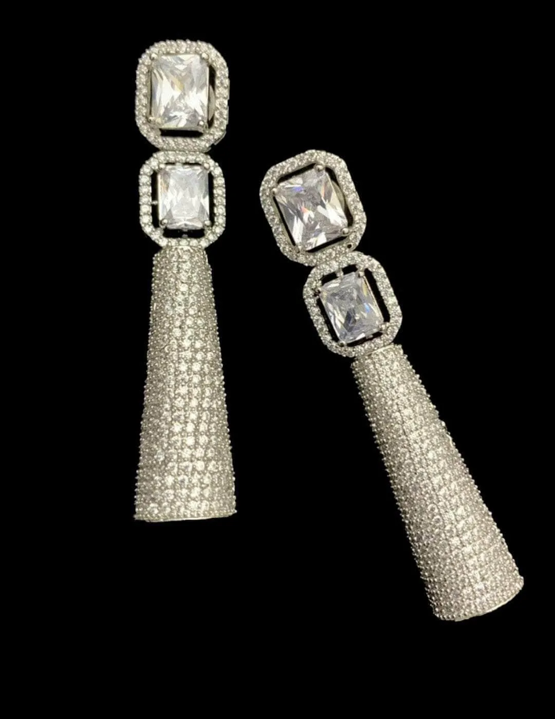 Crystal Long Tail Earrings