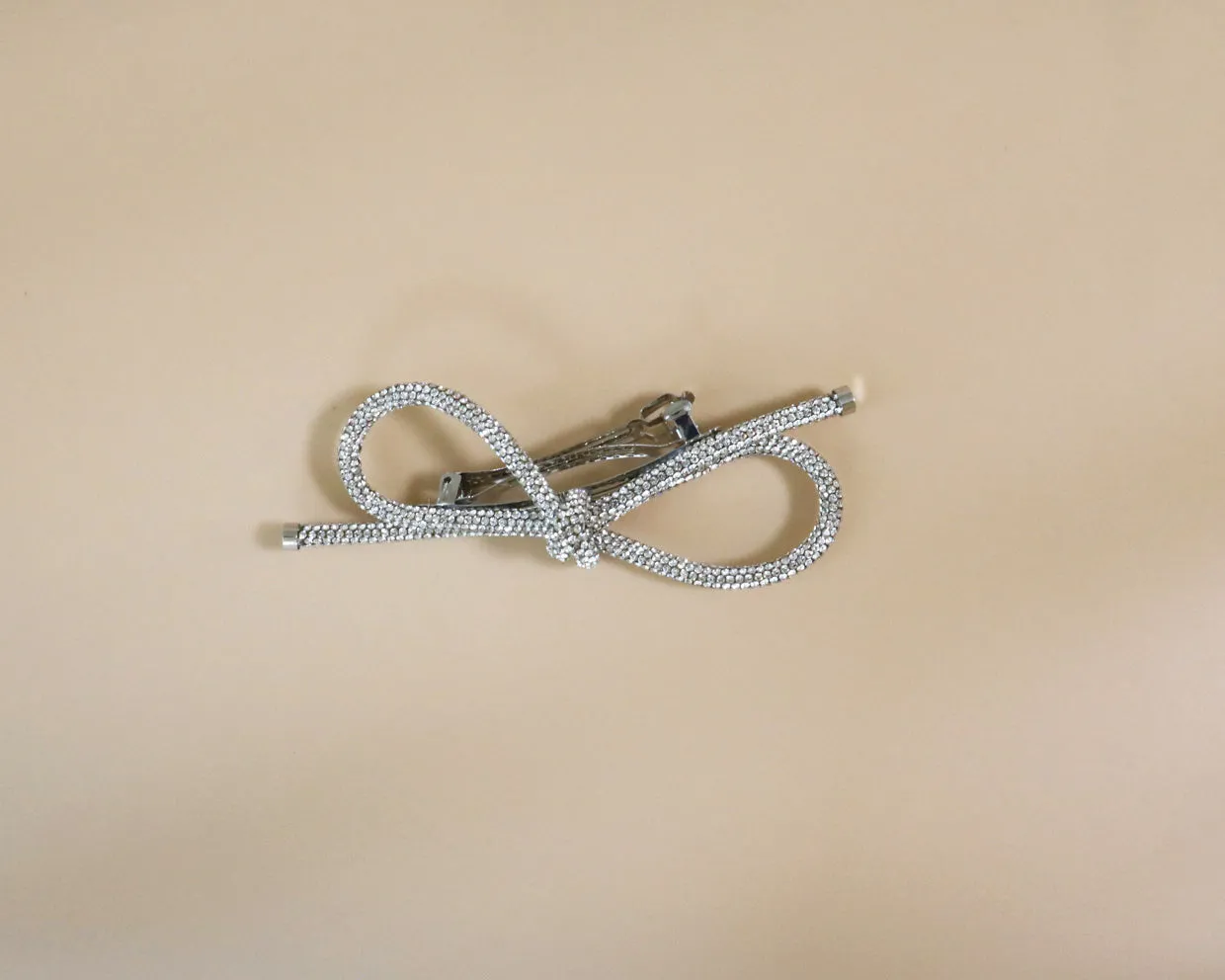 Crystal Rope Ribbon Barrette