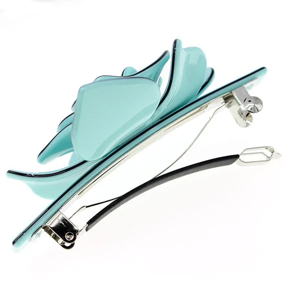Crystalmood Cellulose Acetate Blooming Rose Hair Barrette