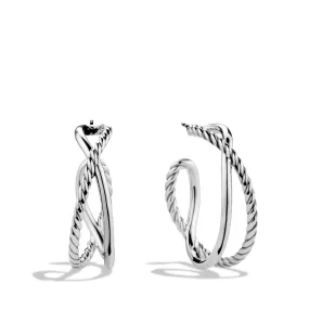 David Yurman Crossover Open Hoop Earrings