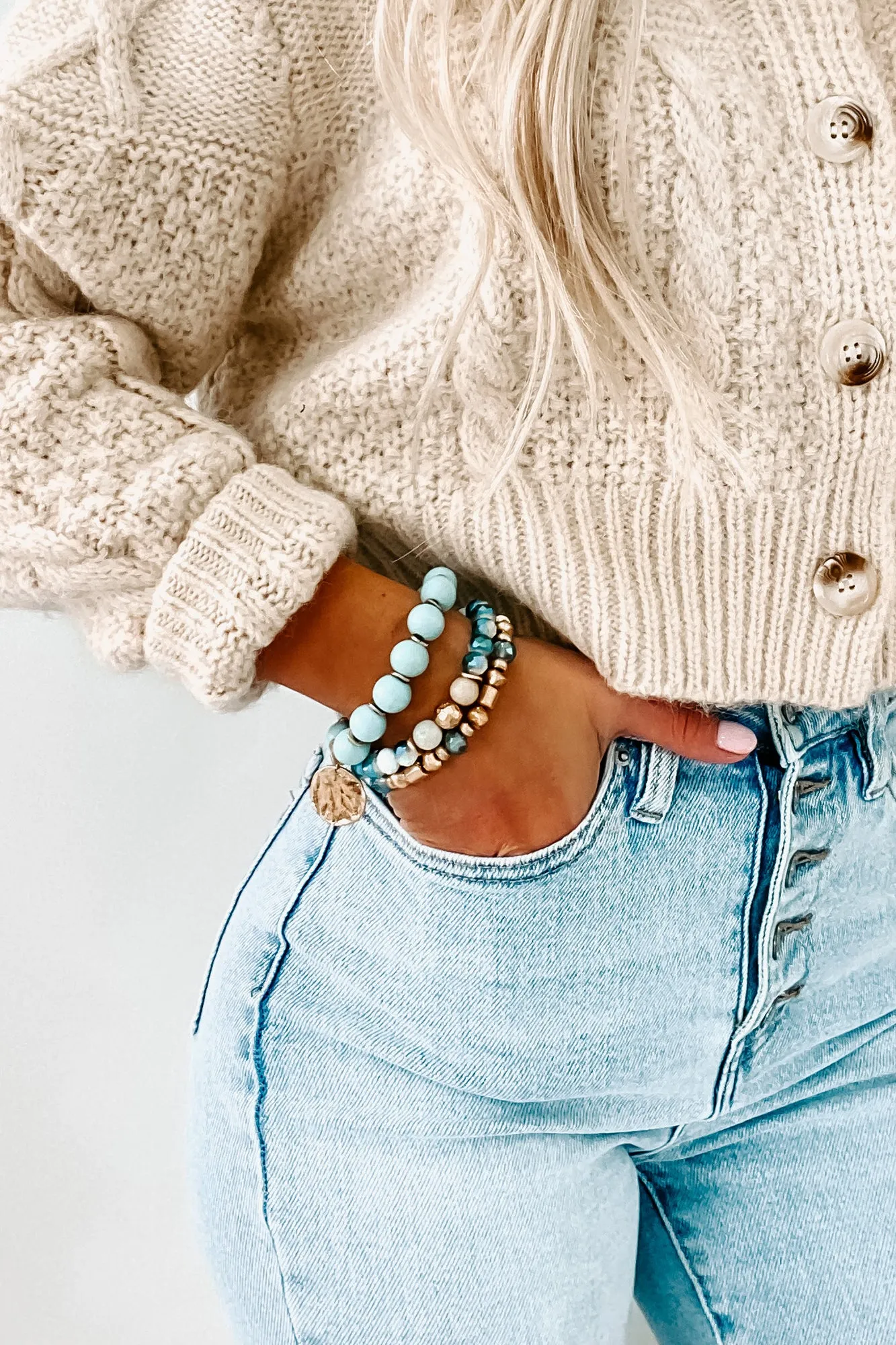 Don't Lose Focus Bracelet Set (Mint)