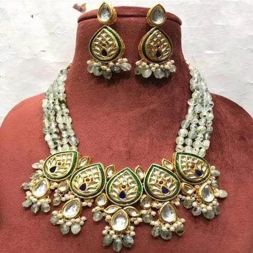 Drop Shaped Centre Pendant Necklace