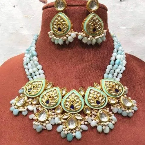 Drop Shaped Centre Pendant Necklace