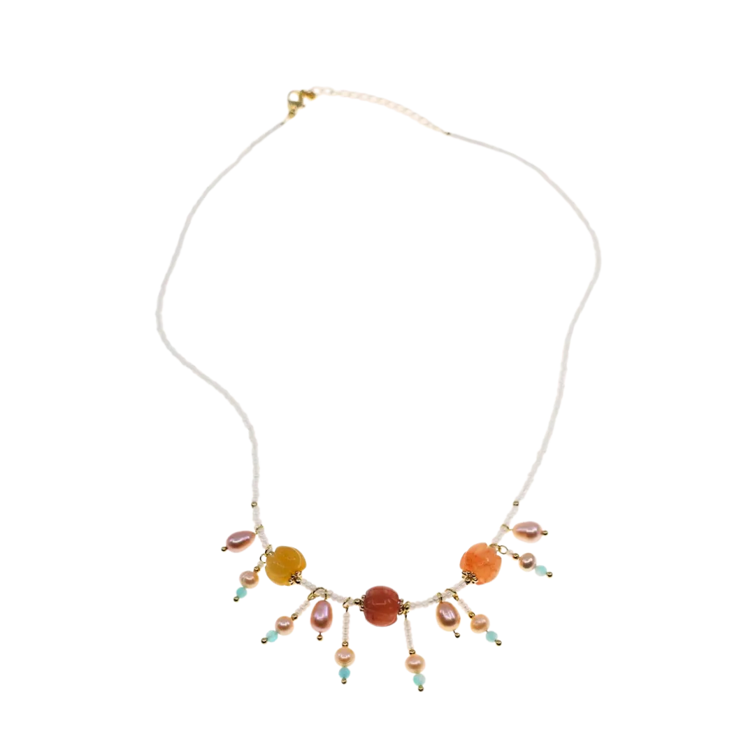 Dunhuang Gemstone Pumpkin Necklace