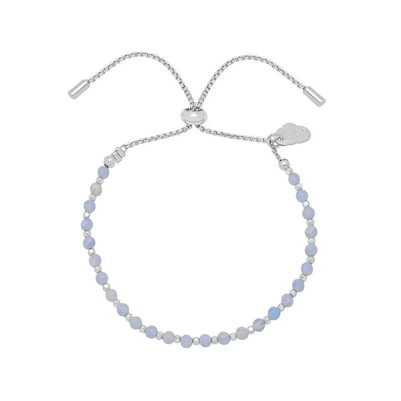 Estella Bartlett Amelia Bracelet Blue Lace Agate