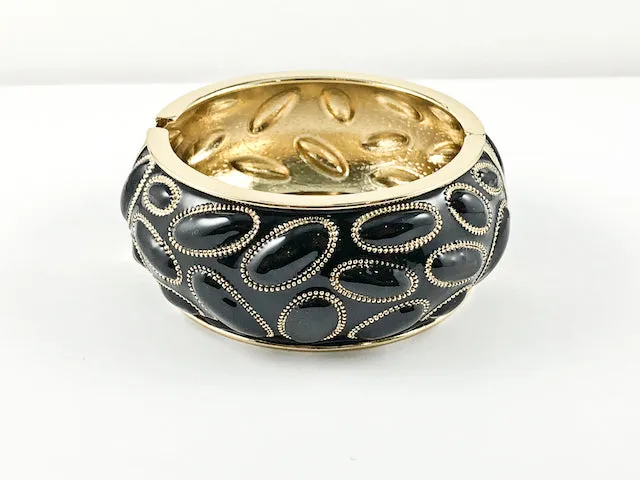 Fancy Unique Modern Design Thick Fashion Bangle