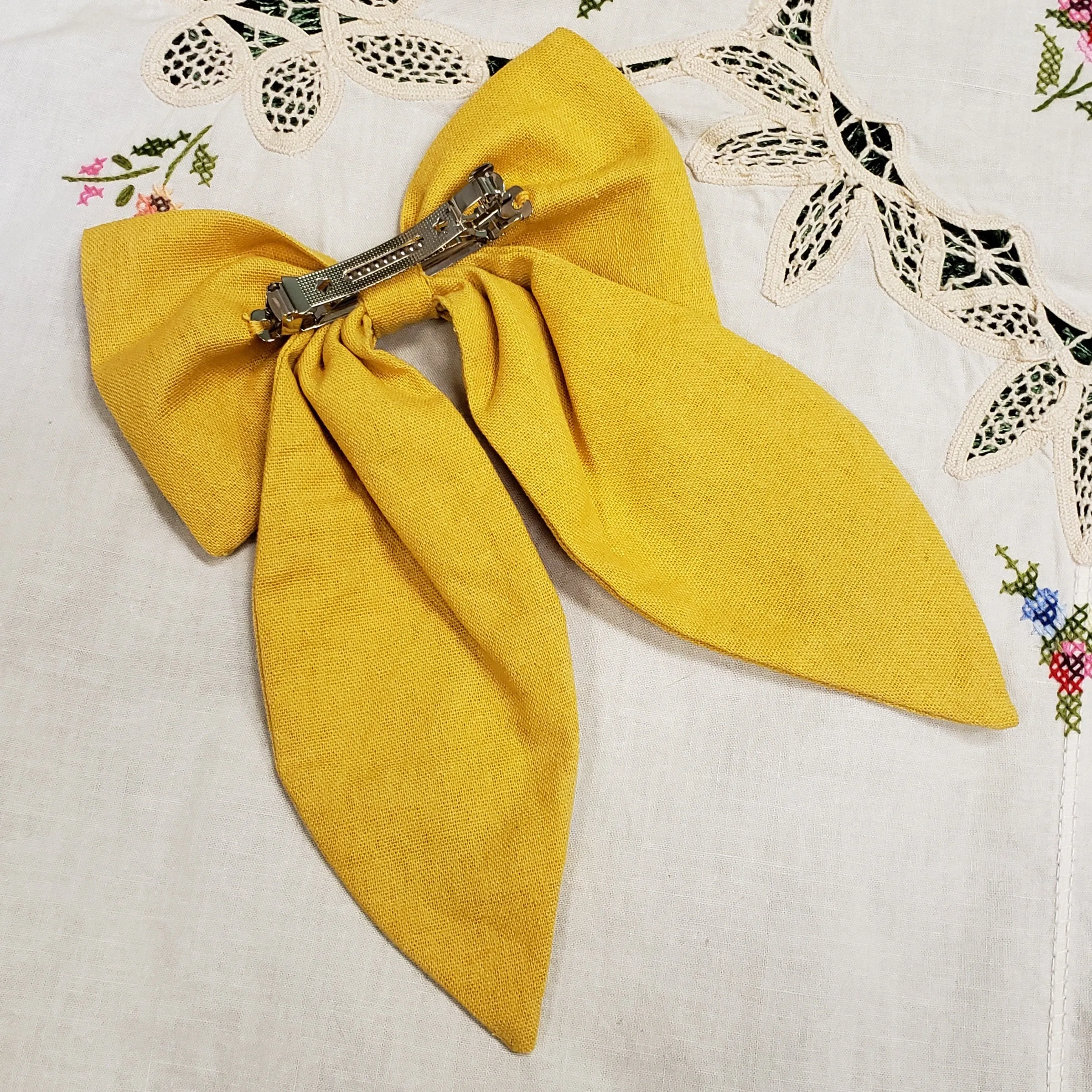 Forget Me Not Hair Bow