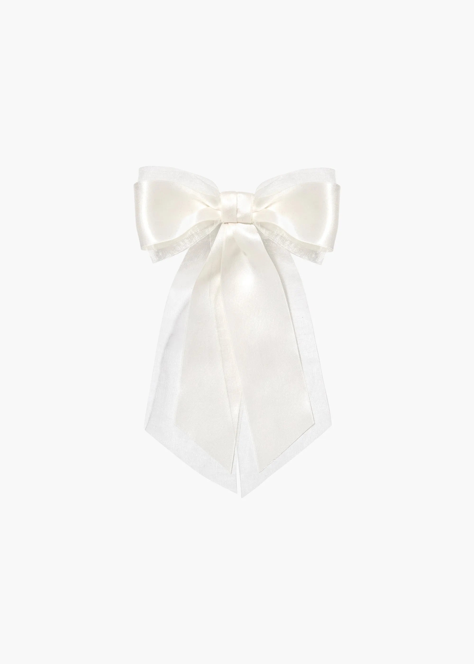 Frankie Bow Barrette -- Ivory