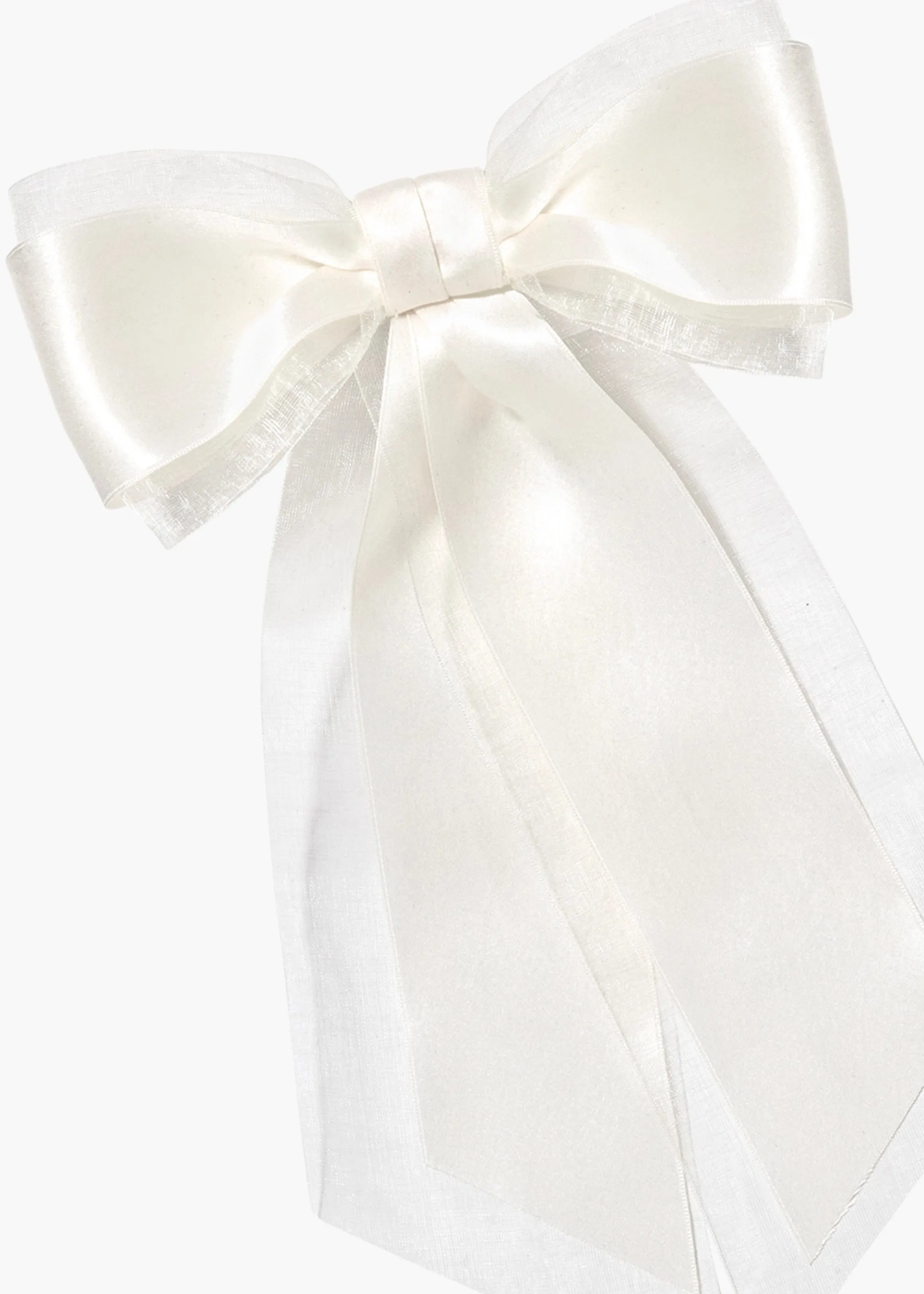 Frankie Bow Barrette -- Ivory