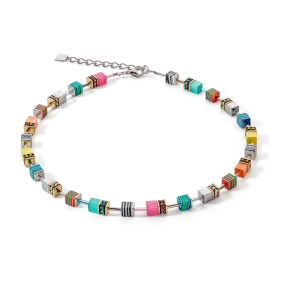 GeoCUBE® Candy necklace multicolour spring