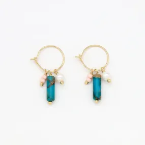 Giada Sugati Beaded Hoop Earrings
