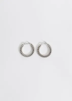 Give Me Your Attention Earrings Silver