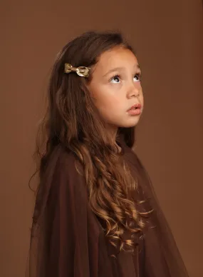 Gold Bow Barrette