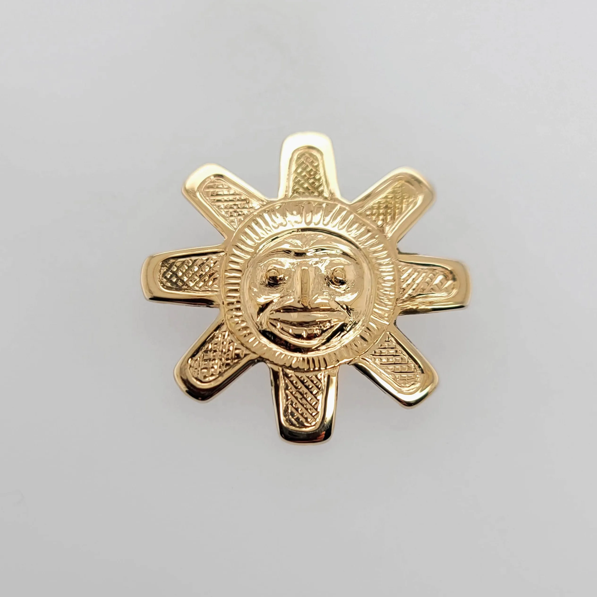 Gold Sun Pendant
