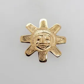 Gold Sun Pendant