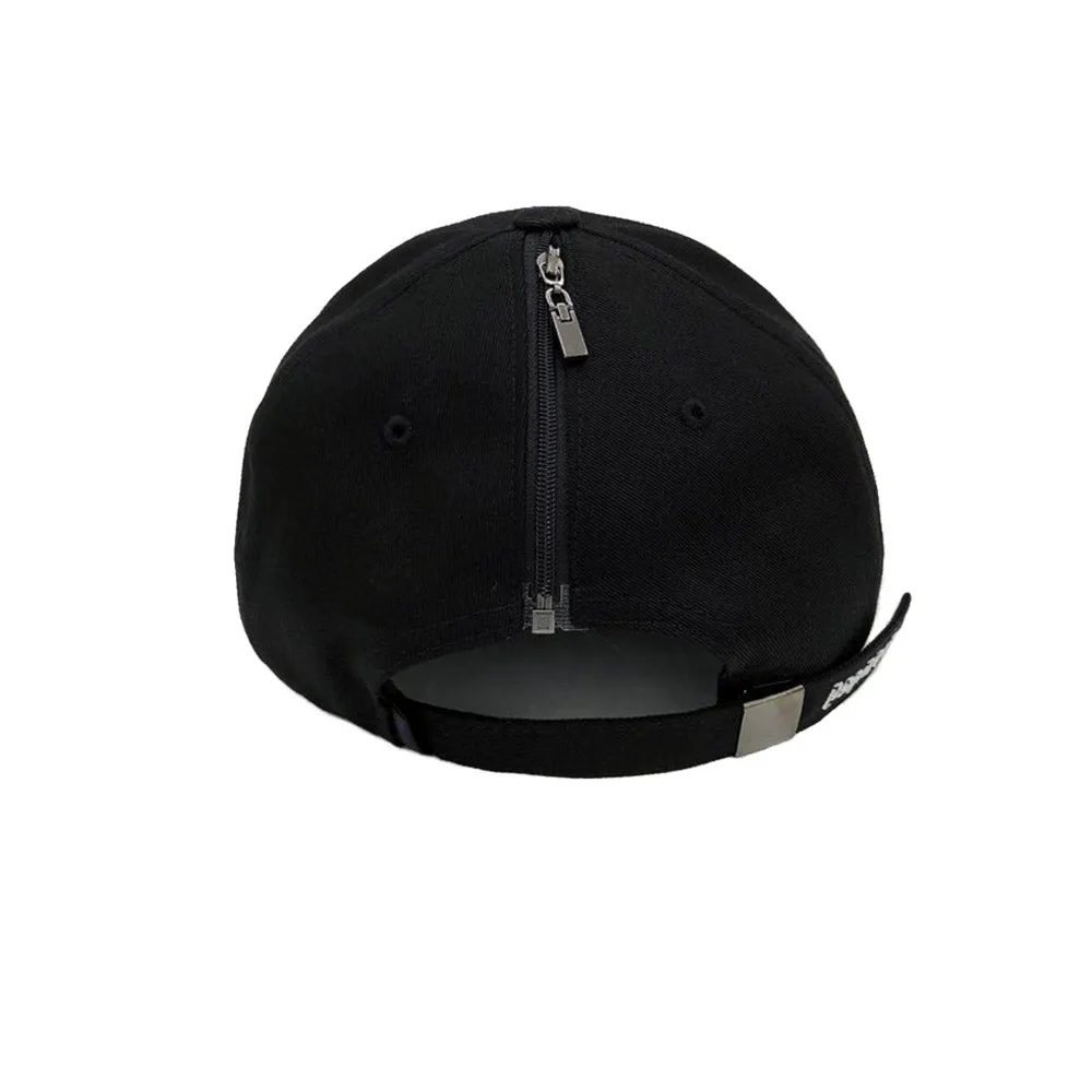 GR OPEN ZIPPER CAP BLACK